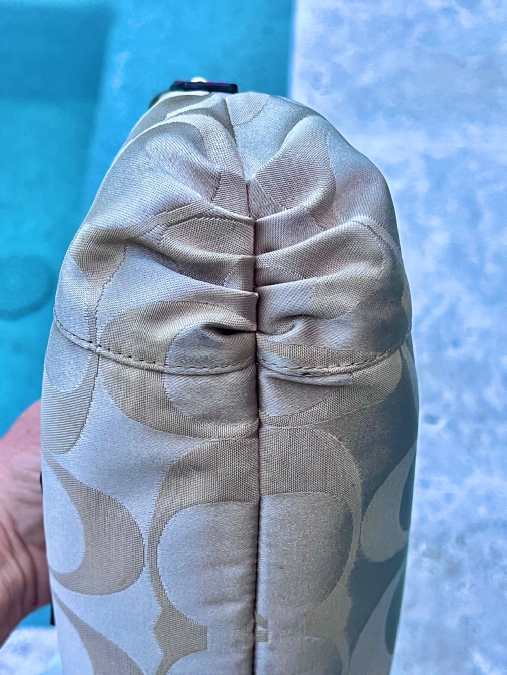 Coach Poppy Signature Hobo Bag - Picture 10 of 14